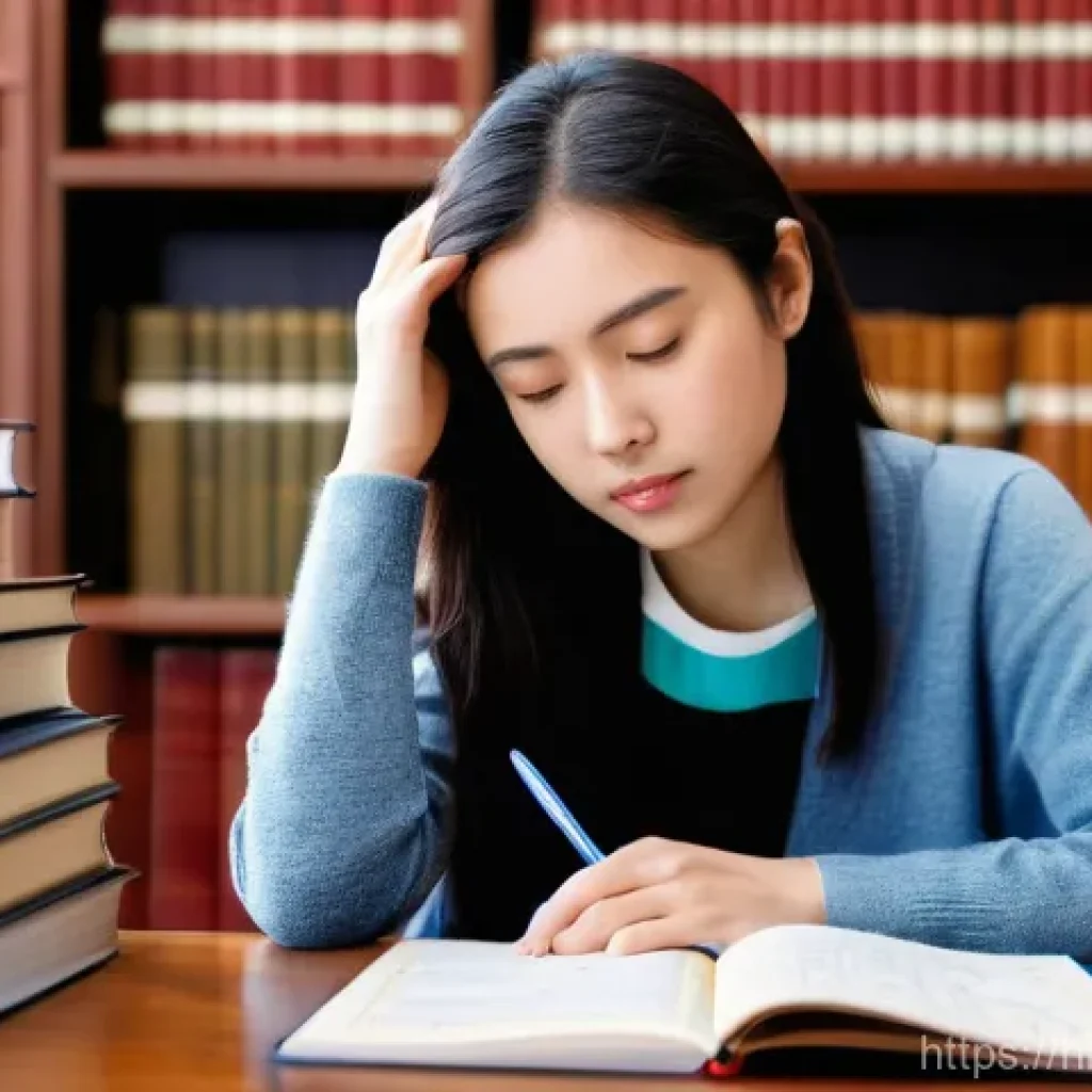 변리사 시험 모의고사 후기 - **Prompt 1: Focused Study and Growing Confidence**
    "A diligent young woman, dressed in smart, co...